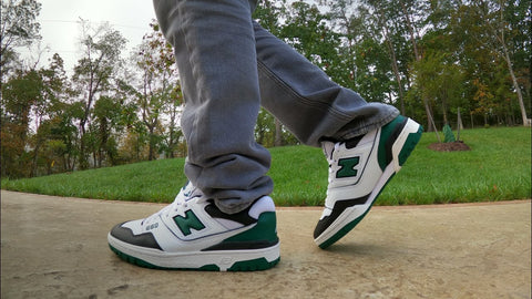 IS THE NEW BALANCE 550 WHITE GREEN WORTH IT?! ON FEET 