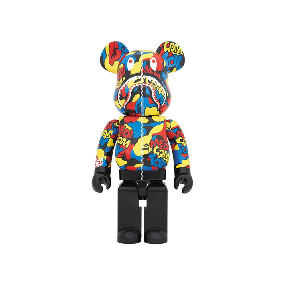 Bearbrick x Bape ABC Camo Shark Clear Blue 1000% – Mad Kicks