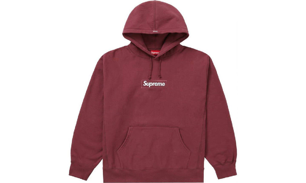Supreme X Louis Vuitton Box Logo Hooded Sweatshirt 'Red' - Mad Kicks
