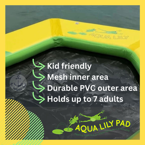 Aqua Lily Pad Features