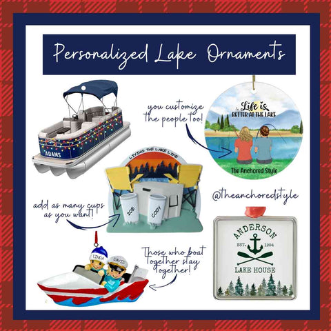 Personalized Ornaments Lake Life