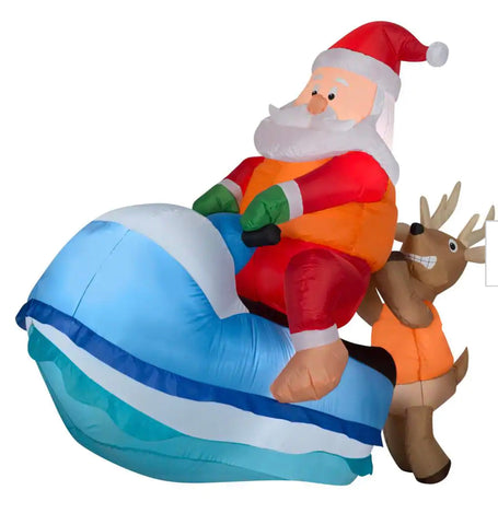 Jet Ski Santa Inflatable