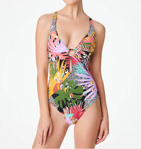 Let's Get Loud Plunge One Piece Swimsuit