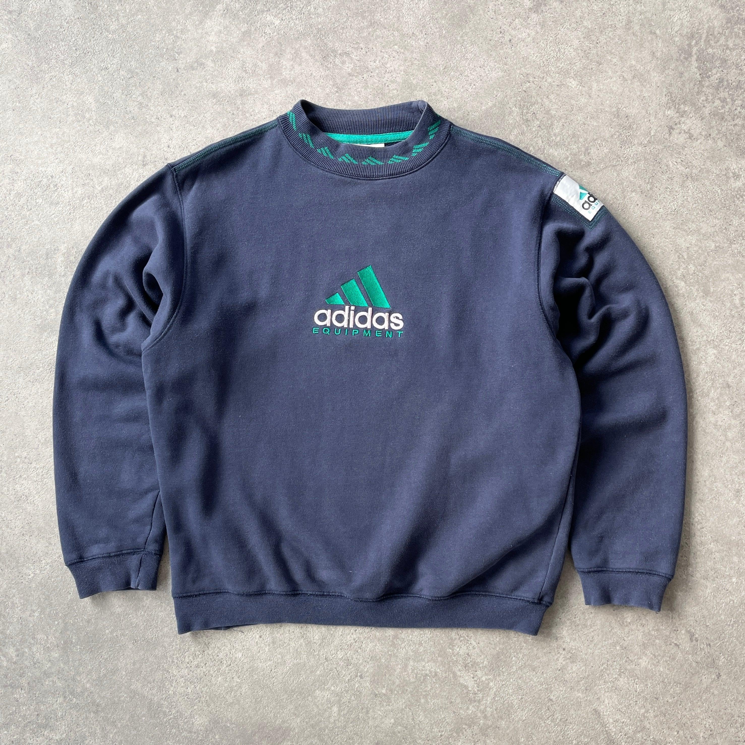 Adidas Equipment 1990s heavyweight embroidered sweatshirt (M)