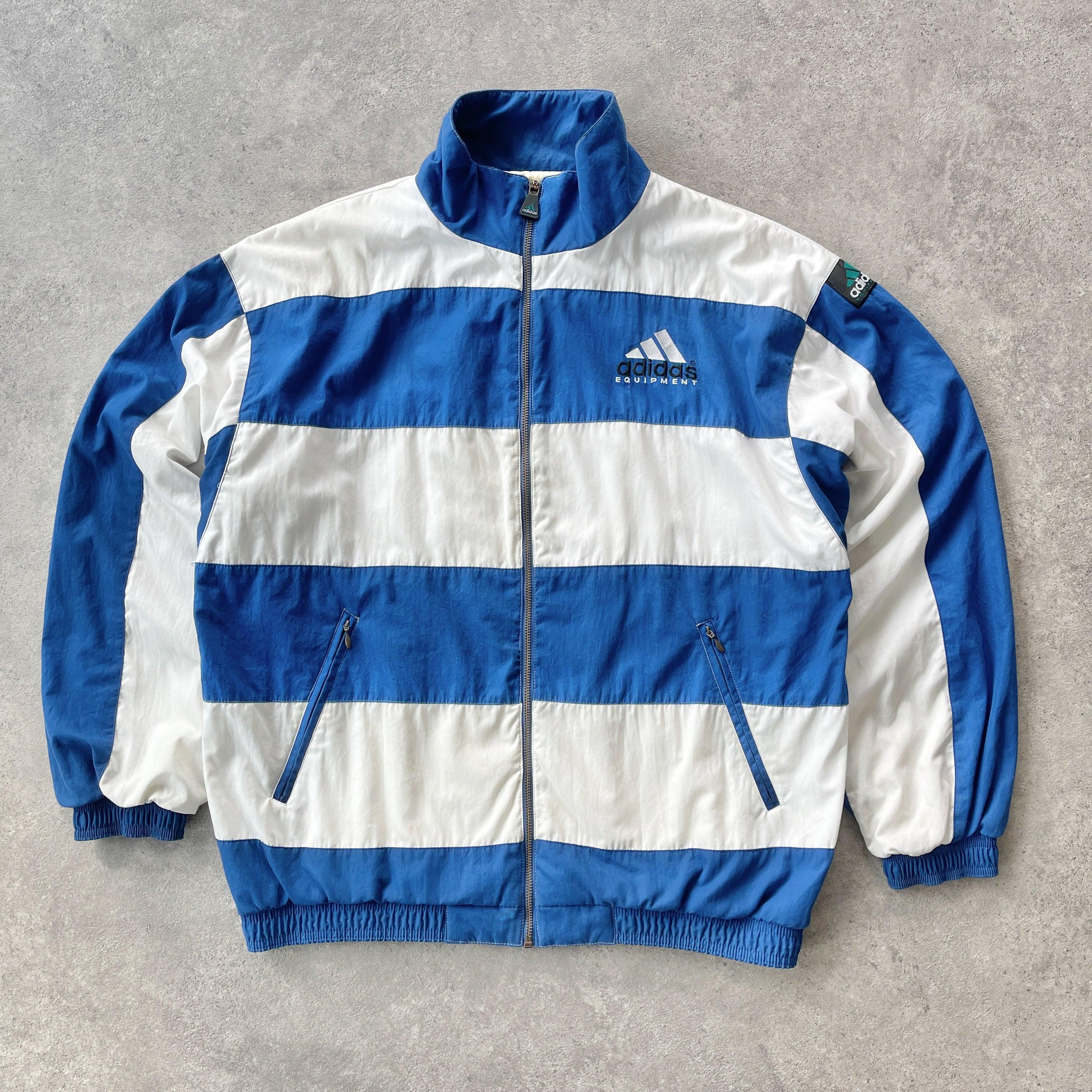 Adidas Equipment 1990s lightweight embroidered track jacket (L)