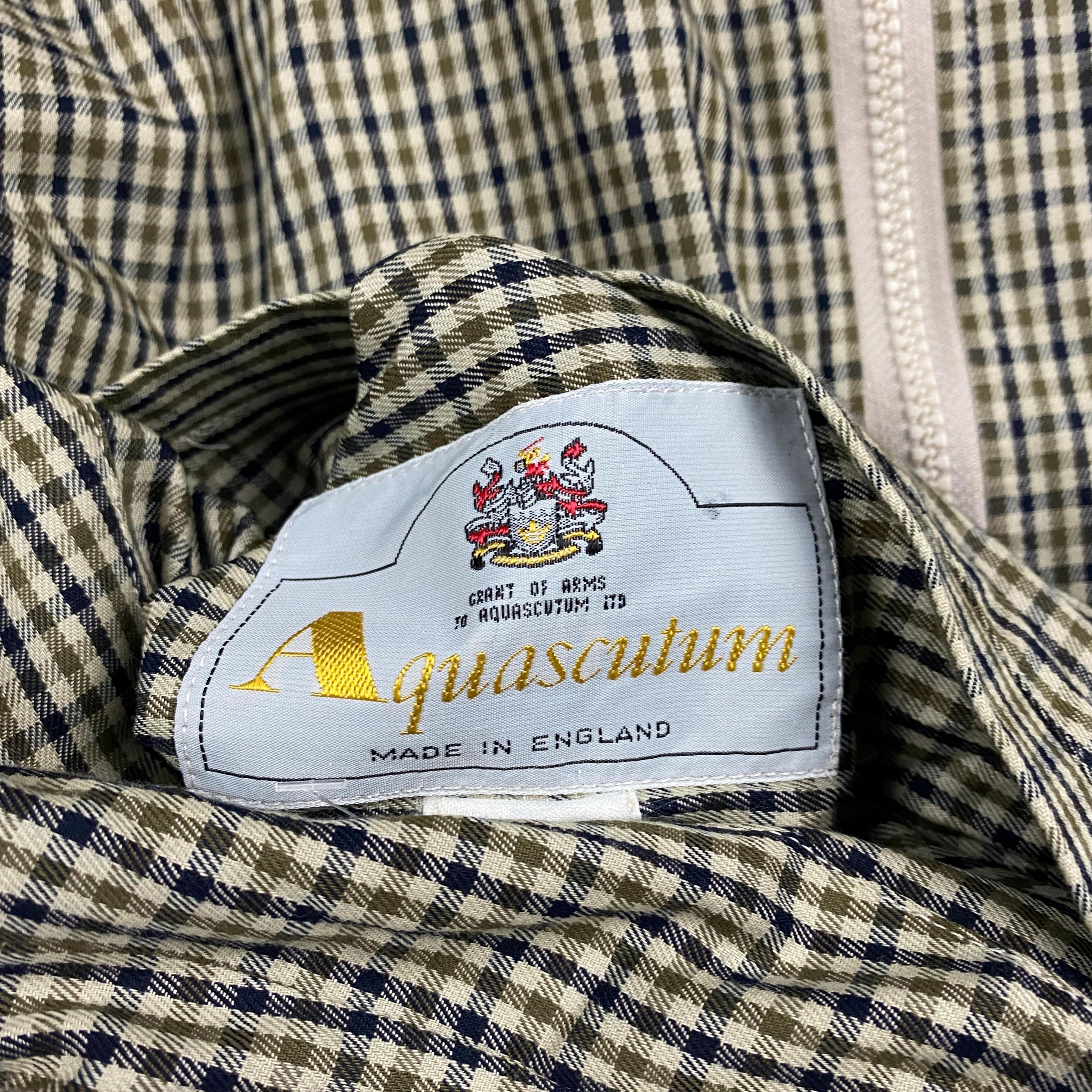 AQUASCUTUM REVERSIBLE JACKET  (S)