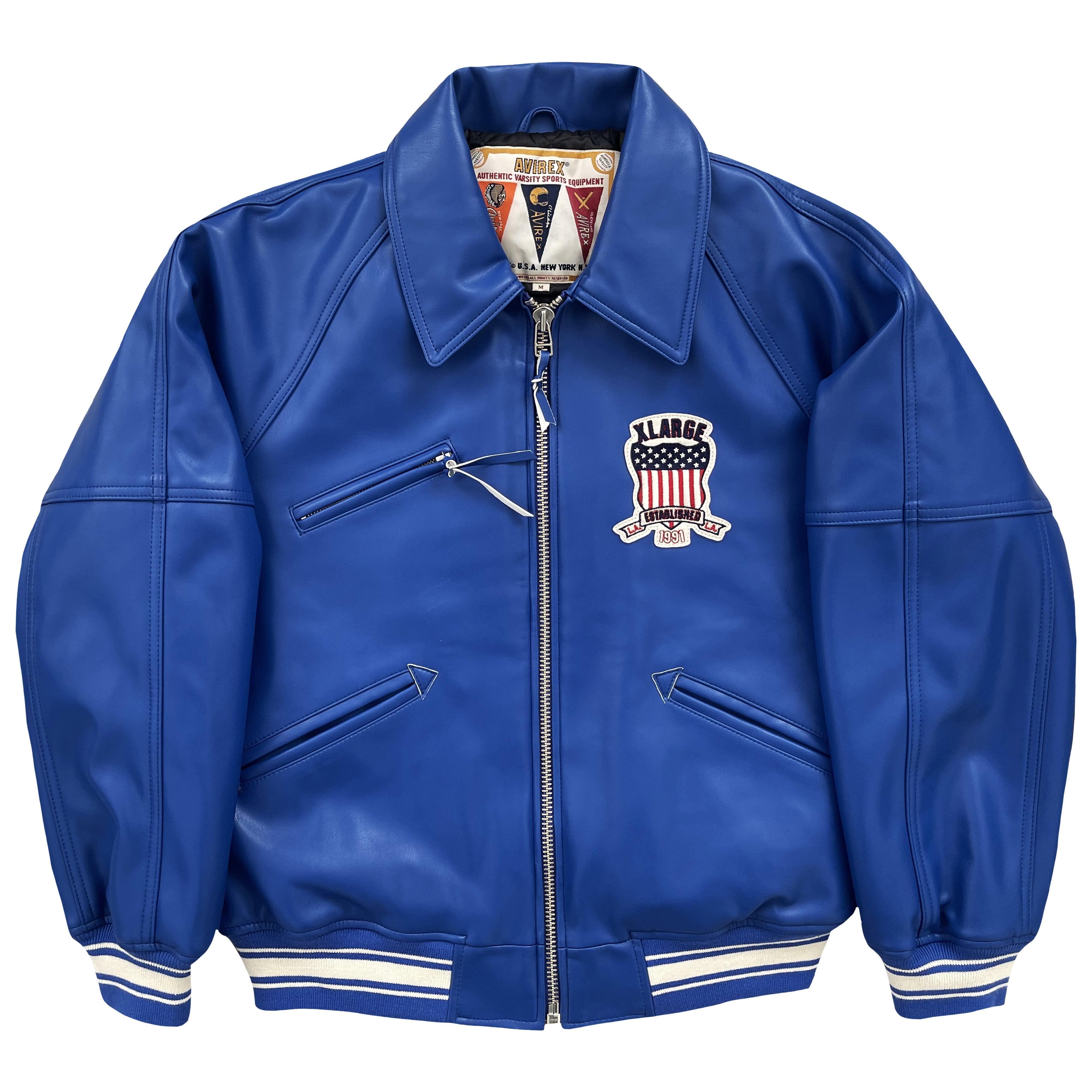 Avirex Icon Leather Varsity Jacket