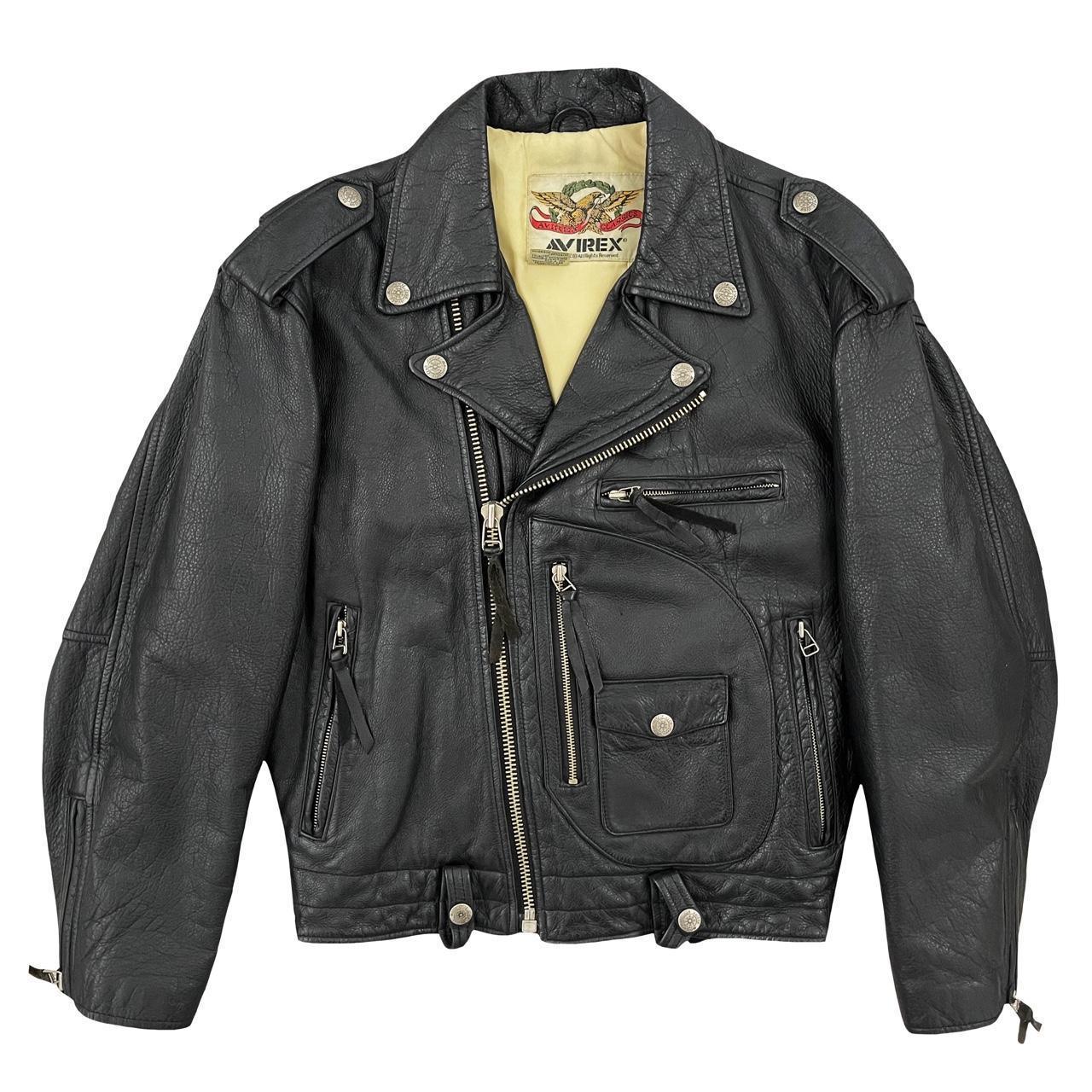 Avirex Leather Biker Jacket