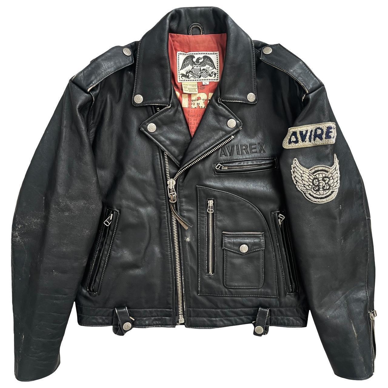 Avirex Leather Biker Jacket