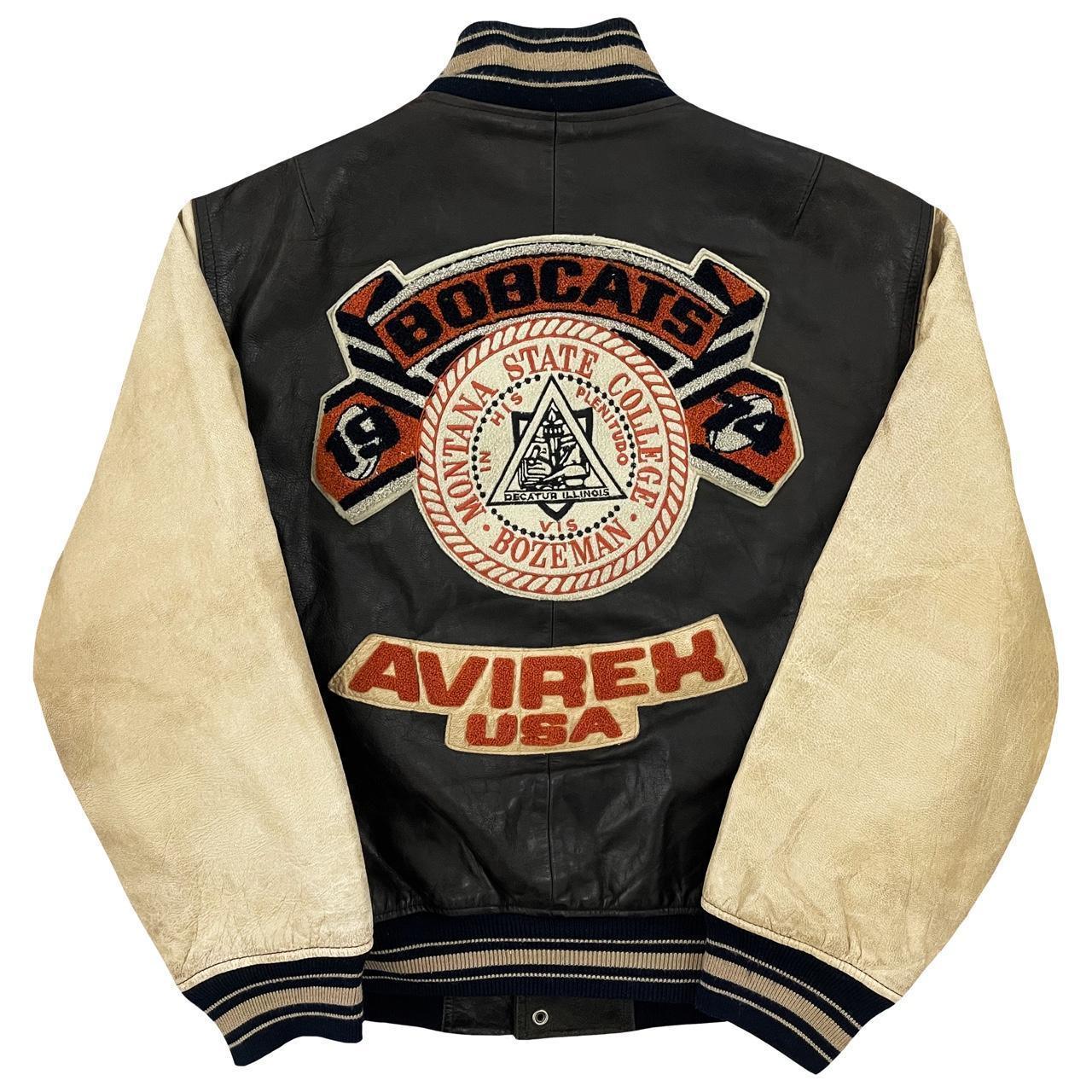 Avirex Leather Varsity Jacket