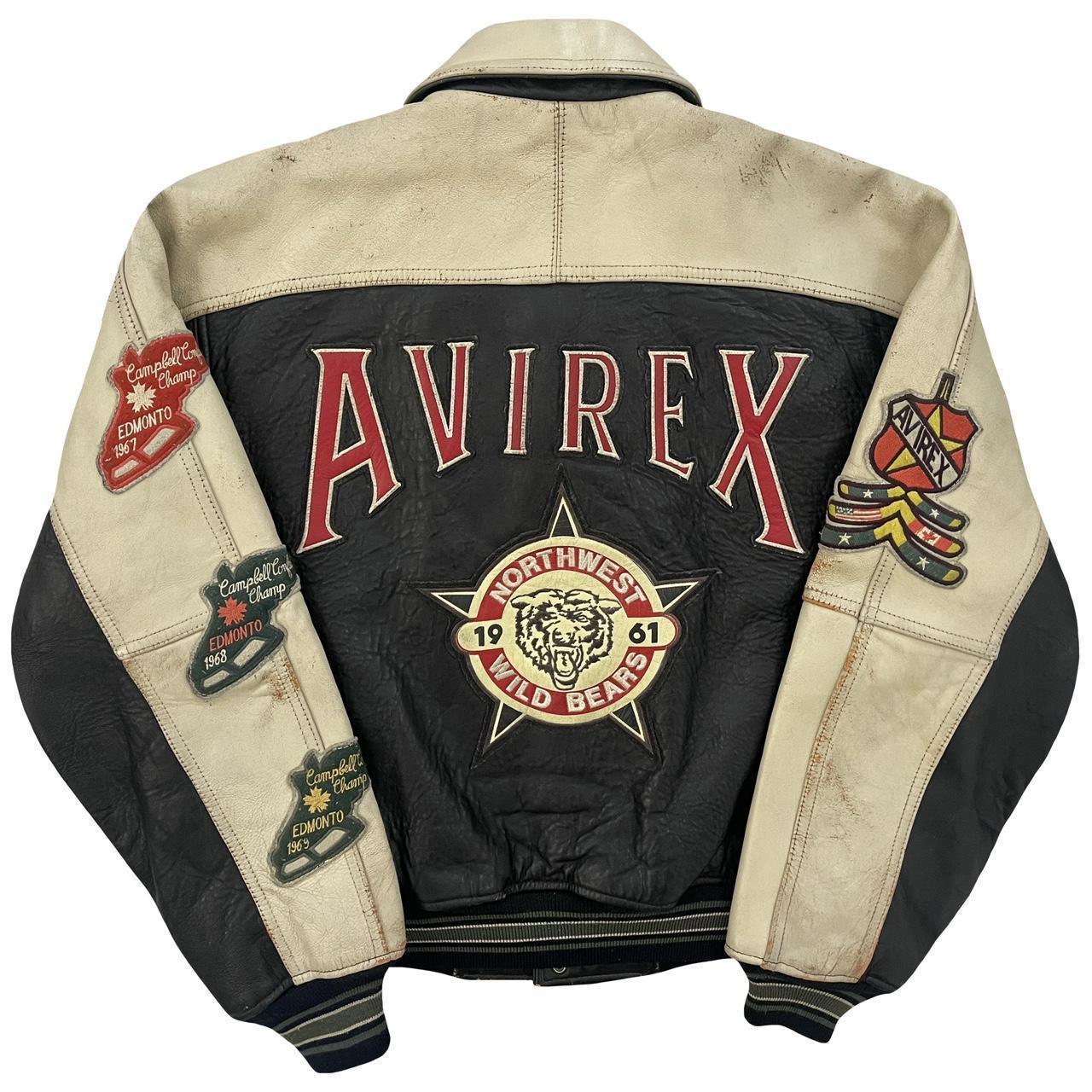 Avirex Leather Varsity Jacket