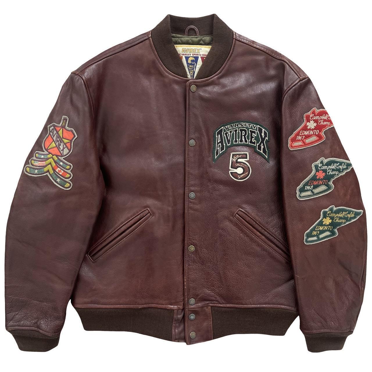 Avirex Leather Varsity Jacket