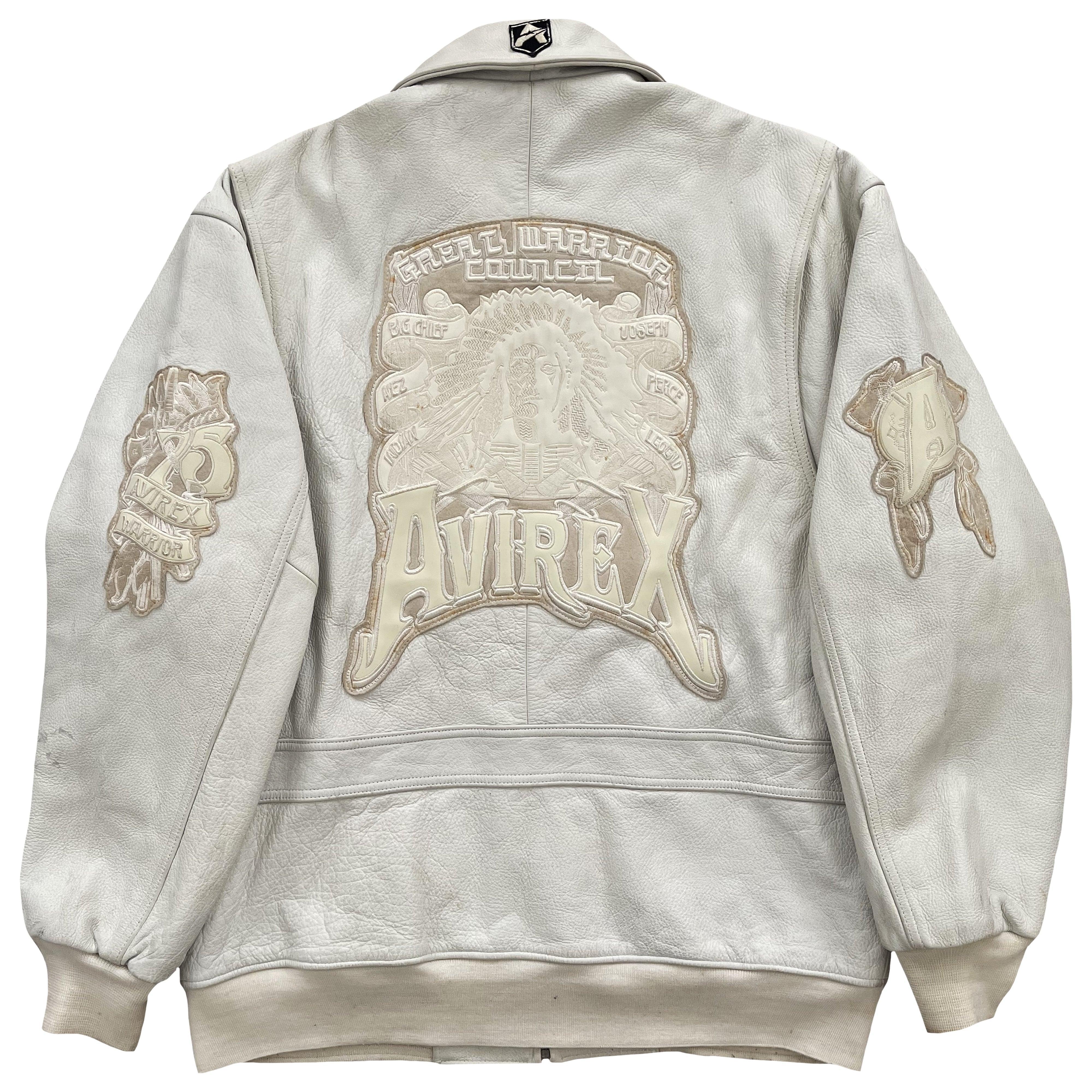 Avirex Leather Varsity Jacket