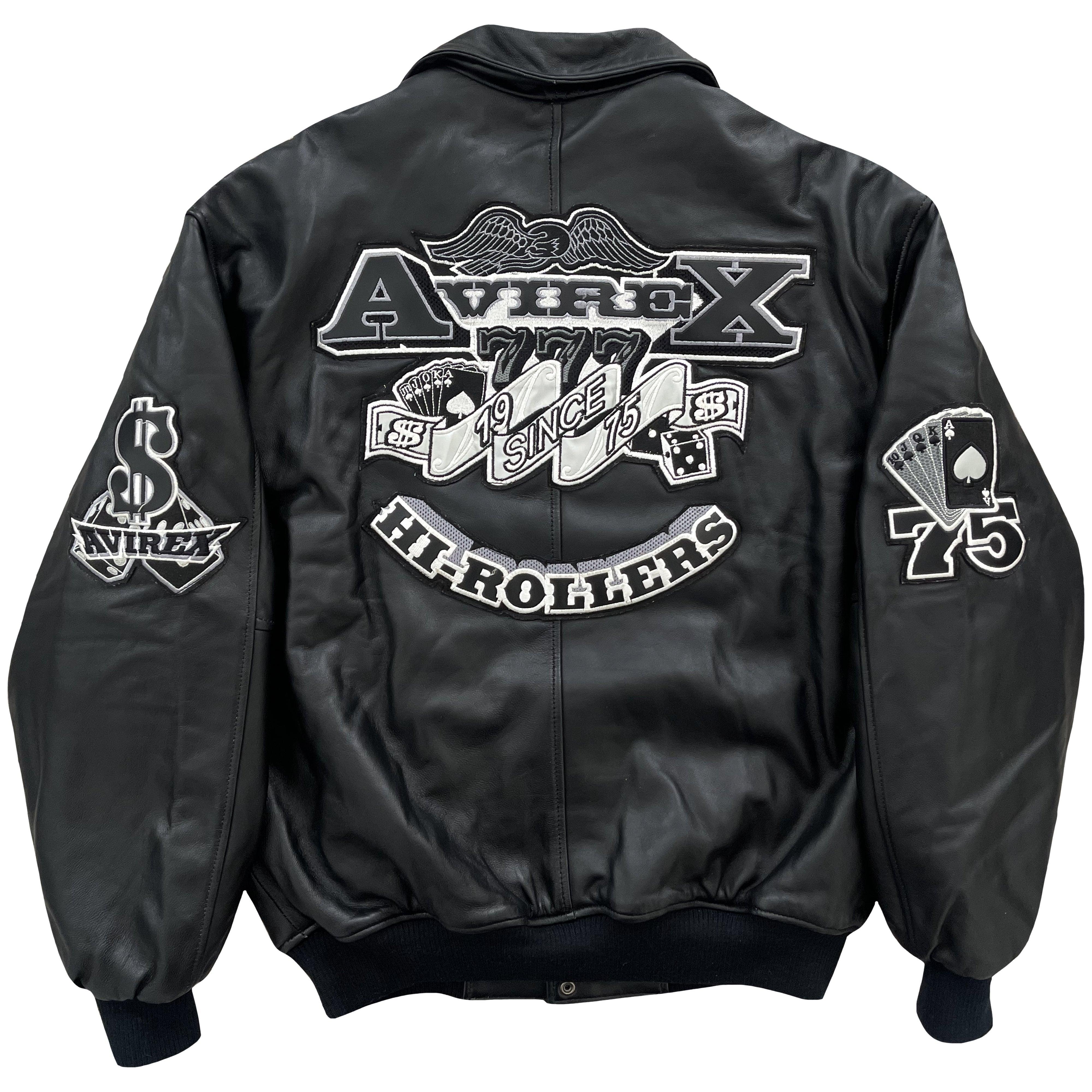 Avirex Leather Varsity Jacket