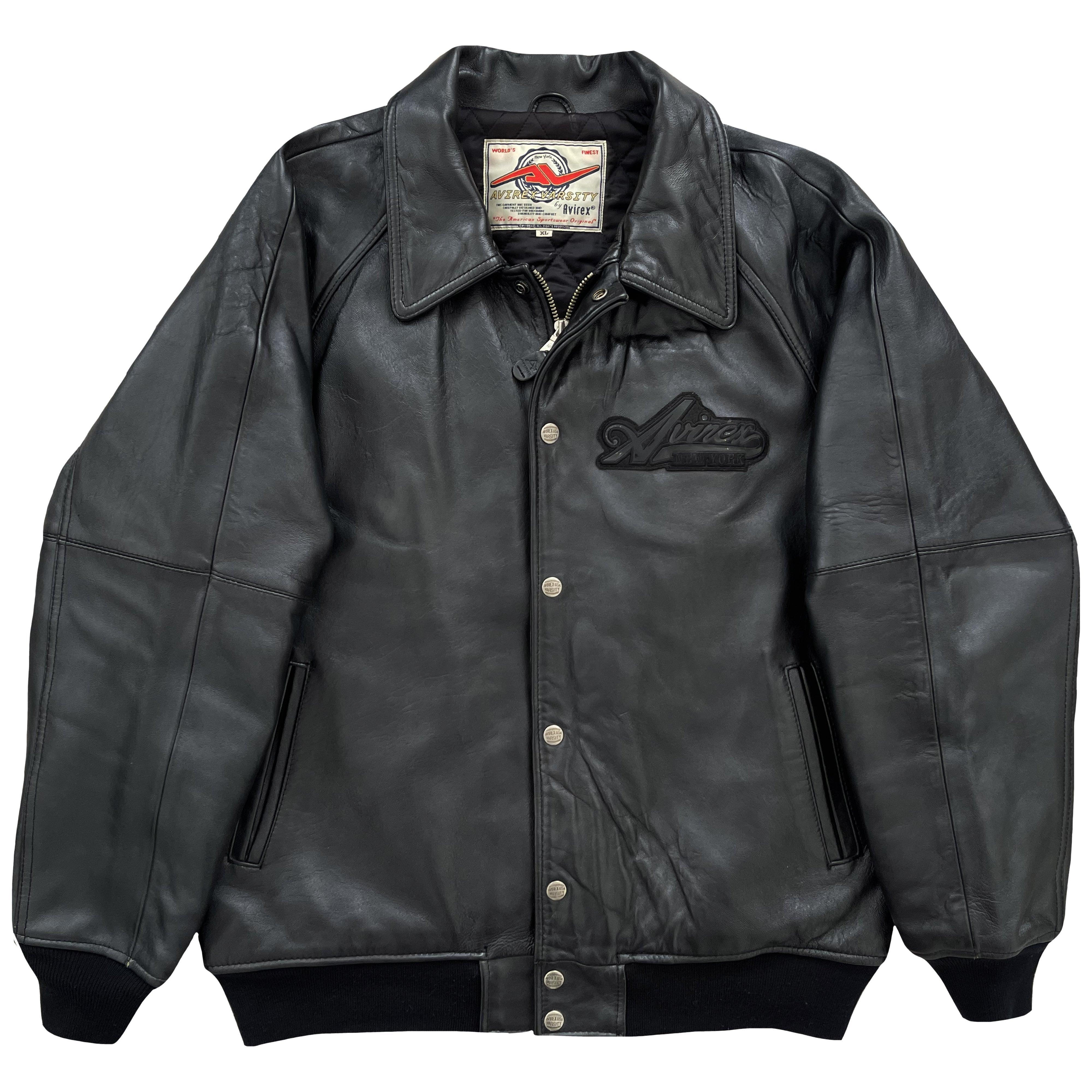 Avirex Leather Varsity Jacket