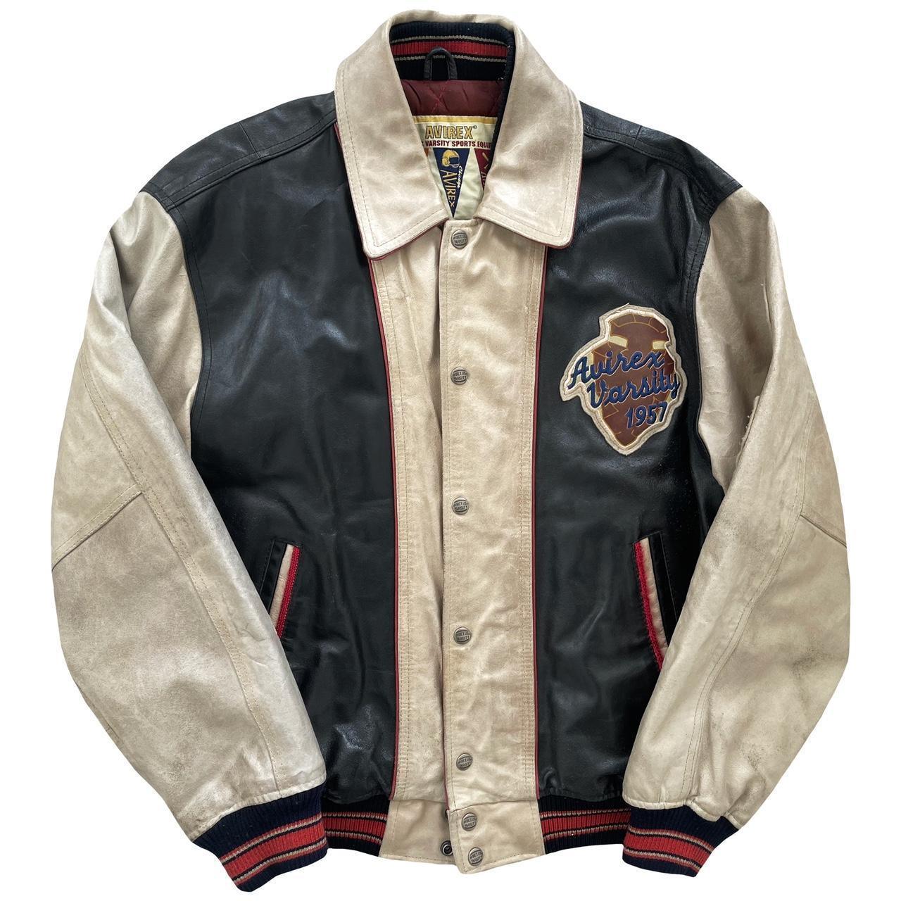 Avirex Leather Varsity Jacket