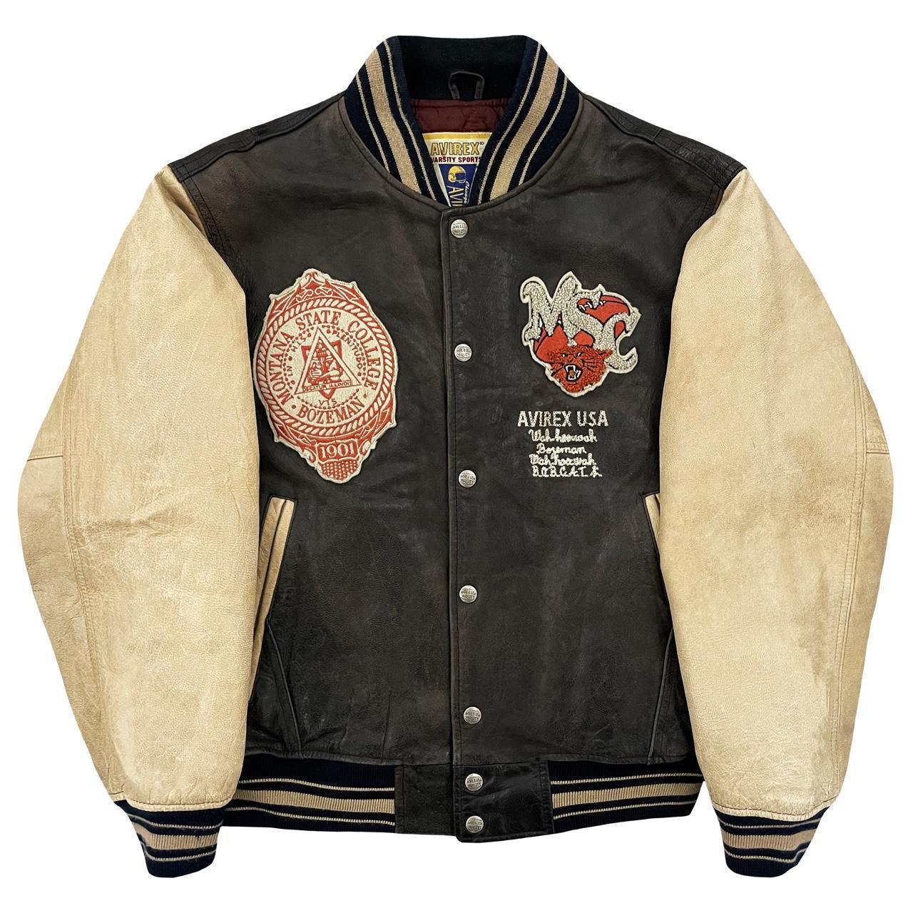 Avirex Leather Varsity Jacket