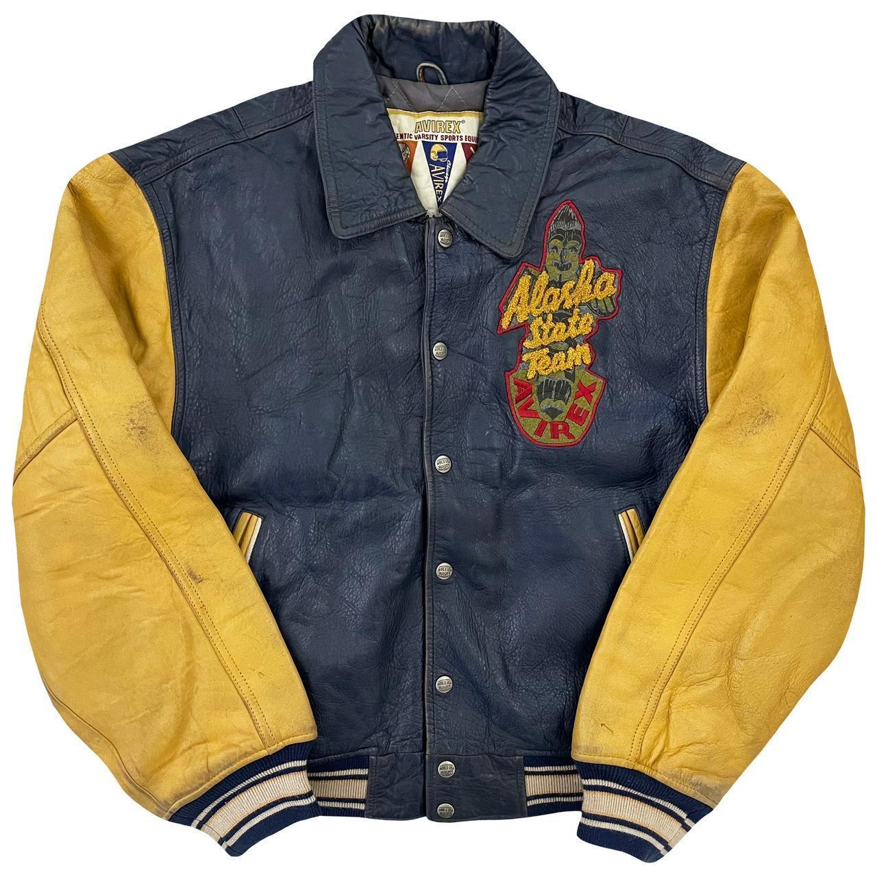 Avirex Leather Varsity Jacket