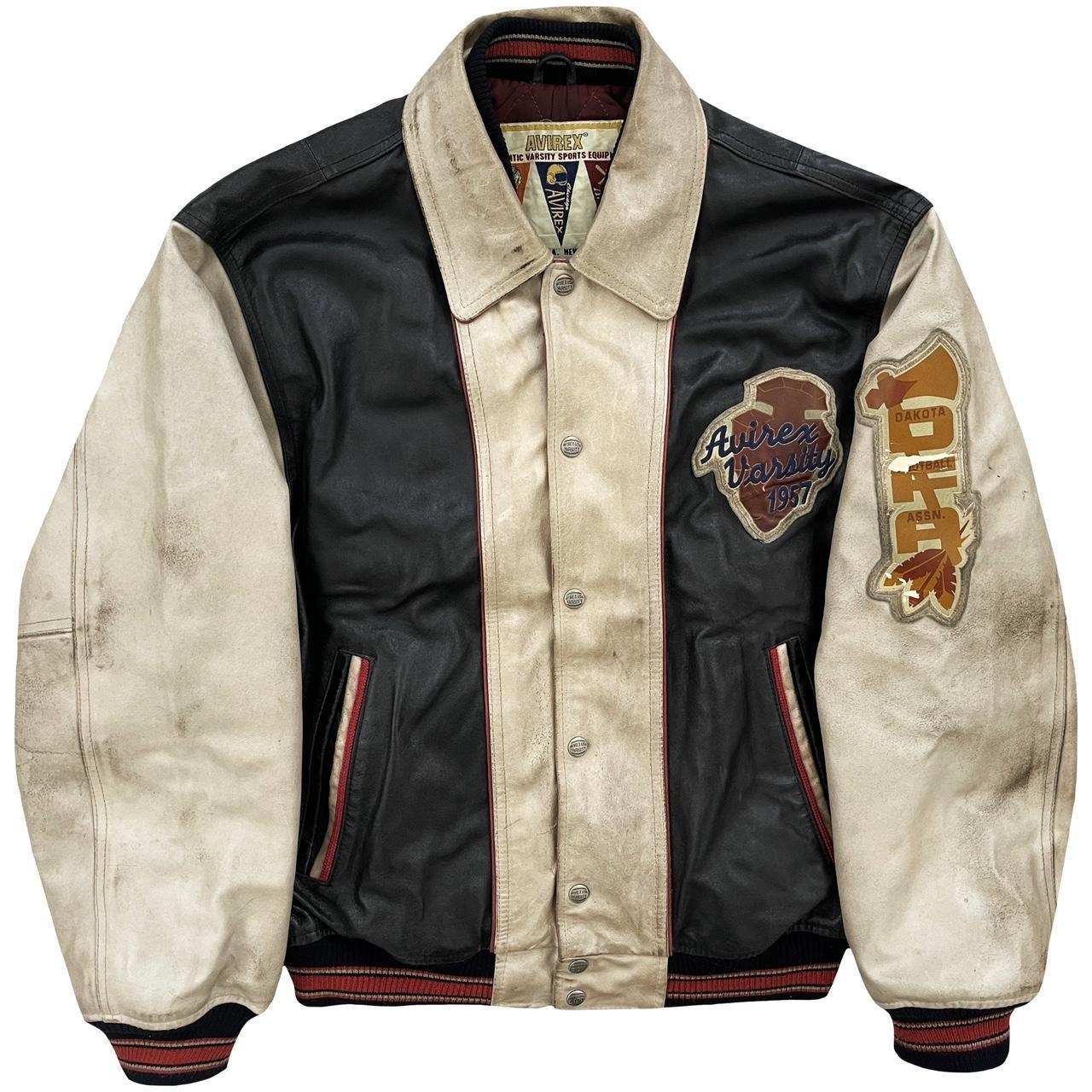 Avirex Leather Varsity Jacket