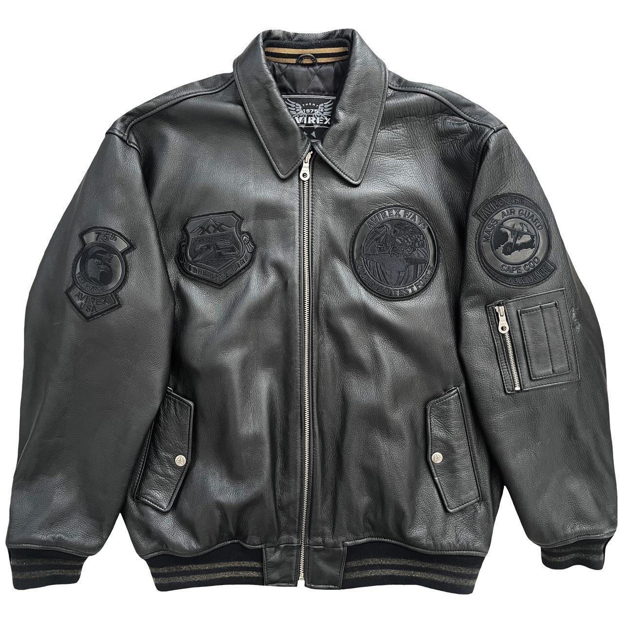 Avirex Leather Varsity Jacket