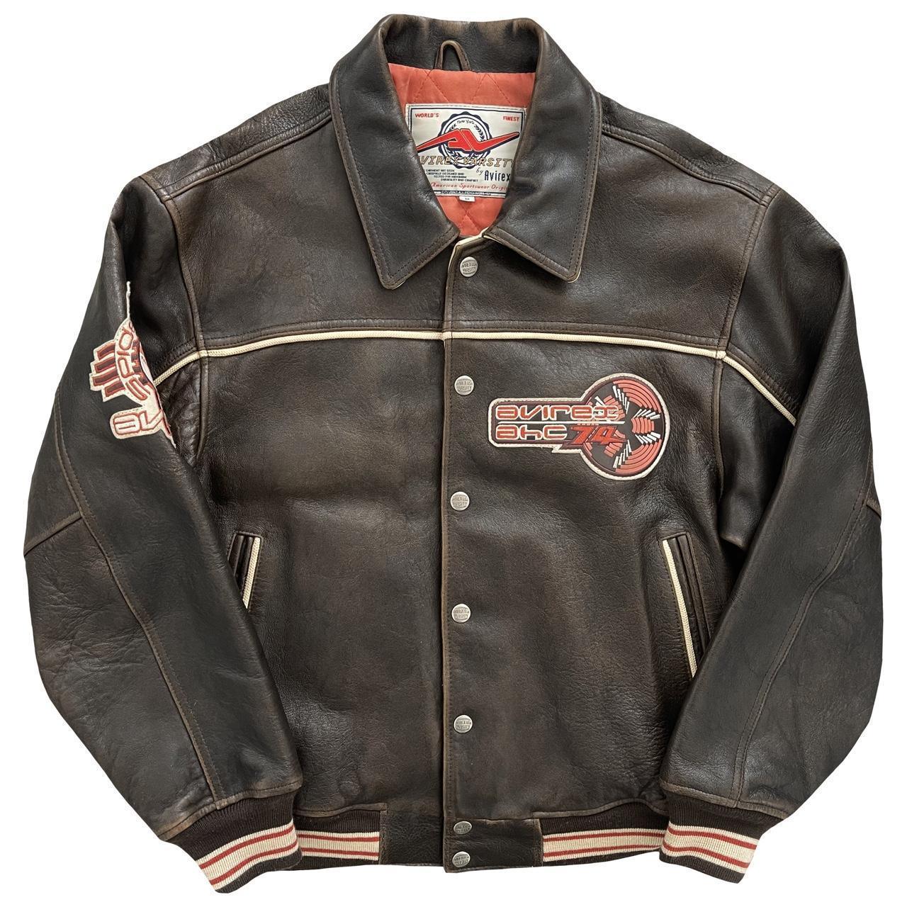 Avirex Leather Varsity Jacket