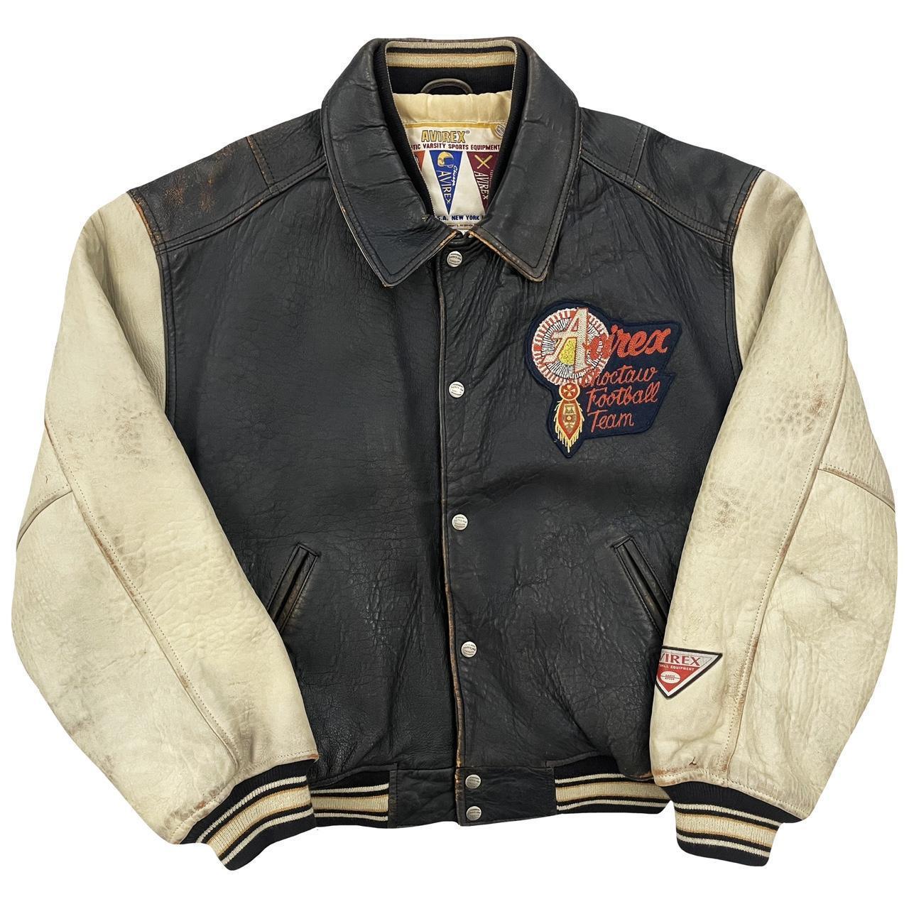 Avirex Leather Varsity Jacket