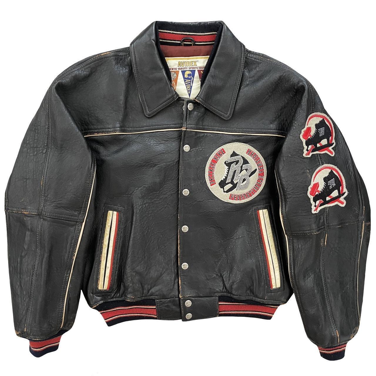 Avirex Leather Varsity Jacket