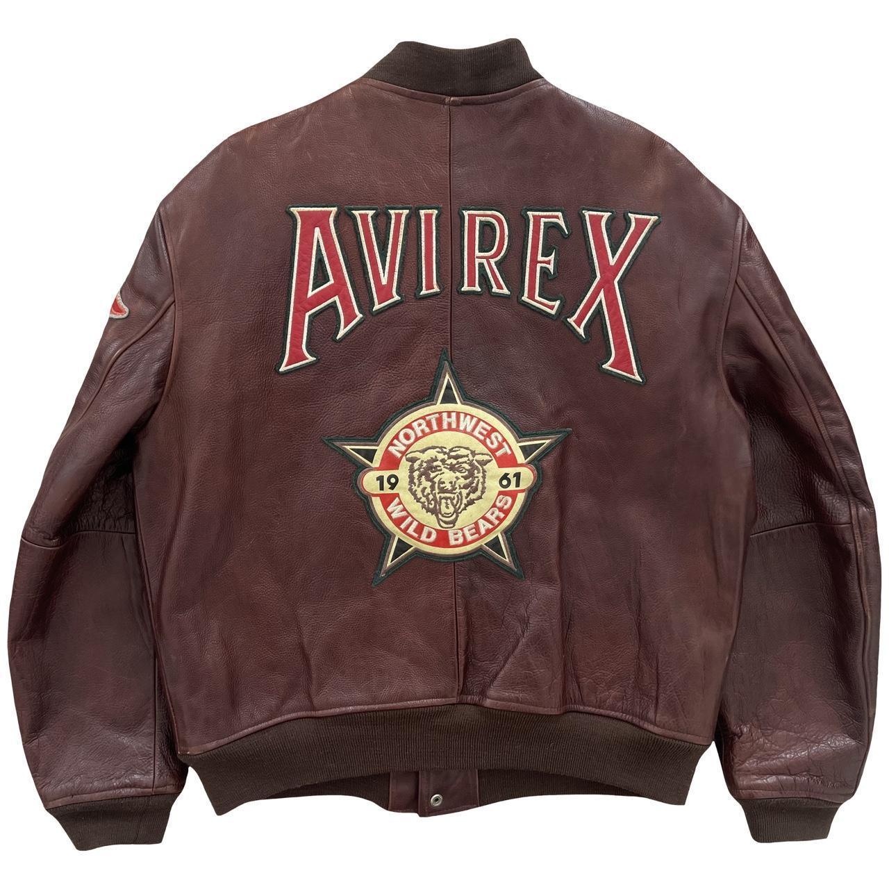 Avirex Leather Varsity Jacket