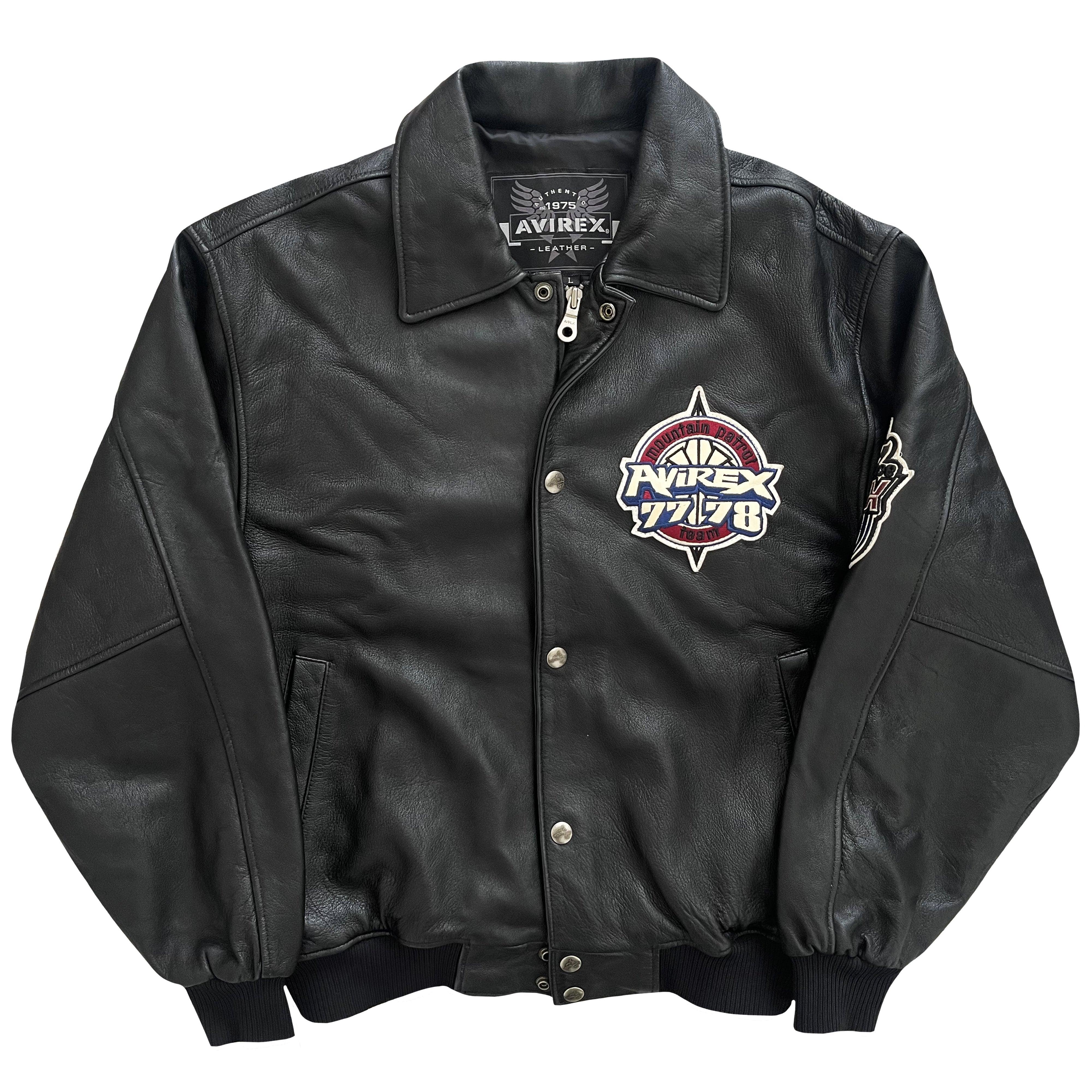 Avirex Leather Varsity Jacket