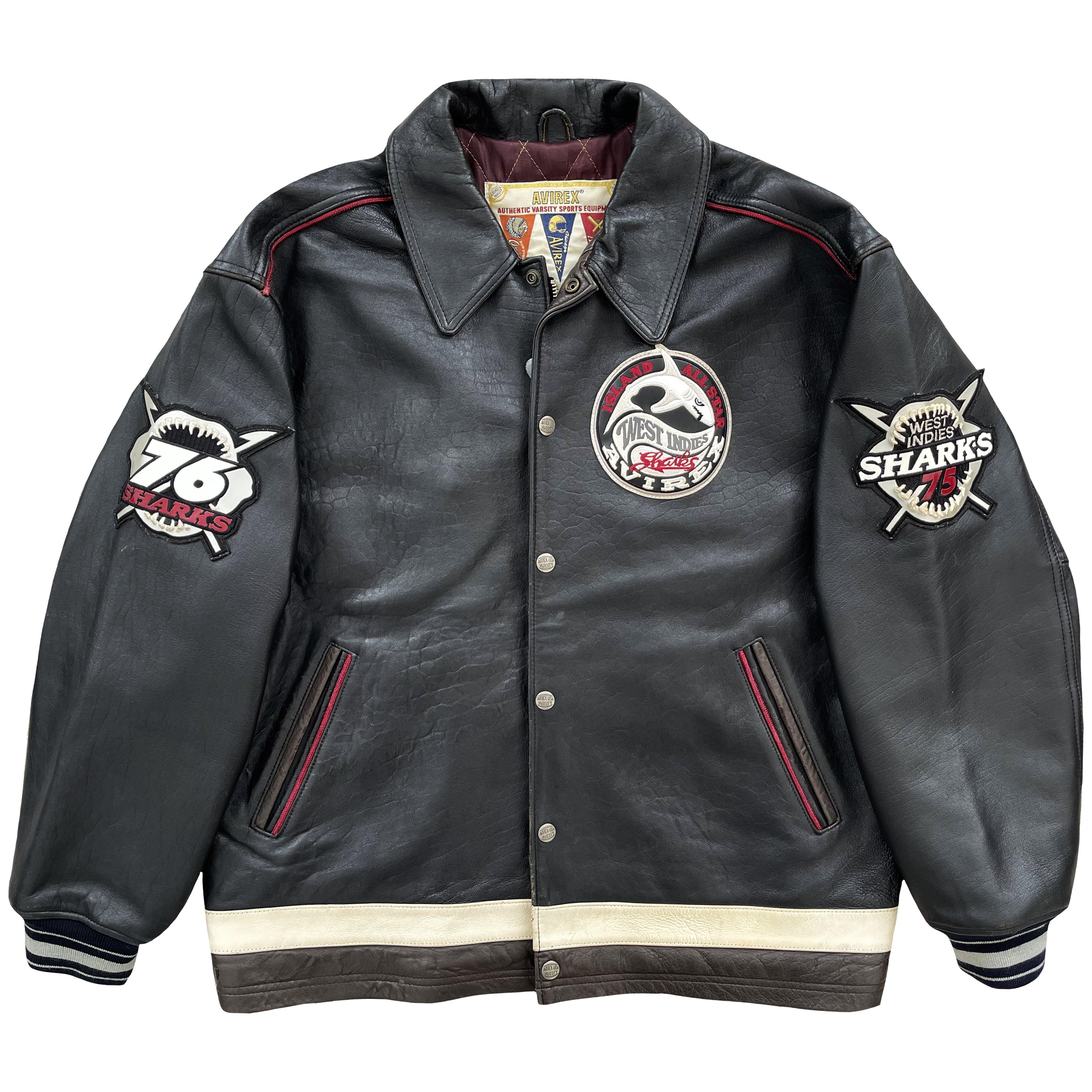 Avirex Leather Varsity Jacket