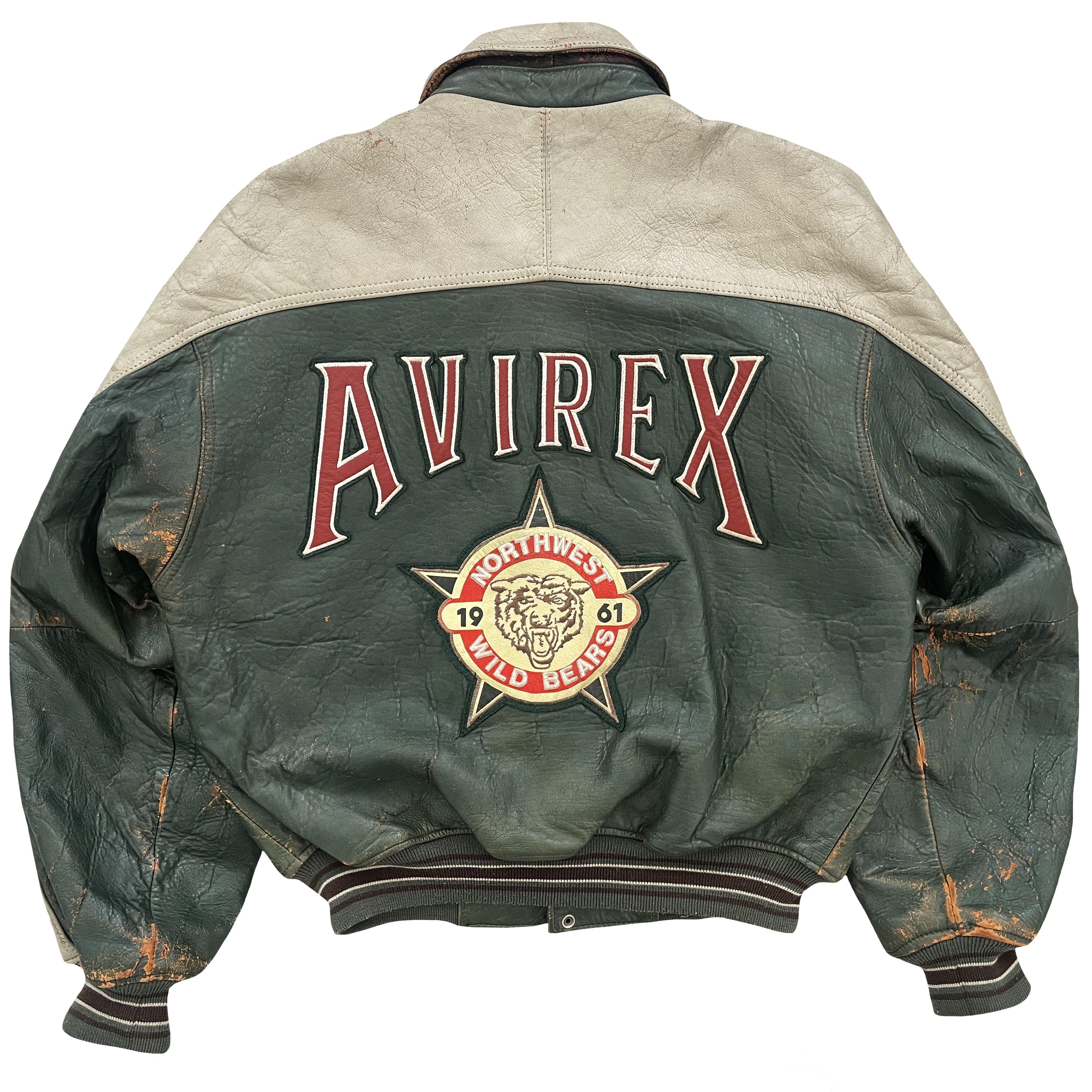 Avirex Leather Varsity Jacket