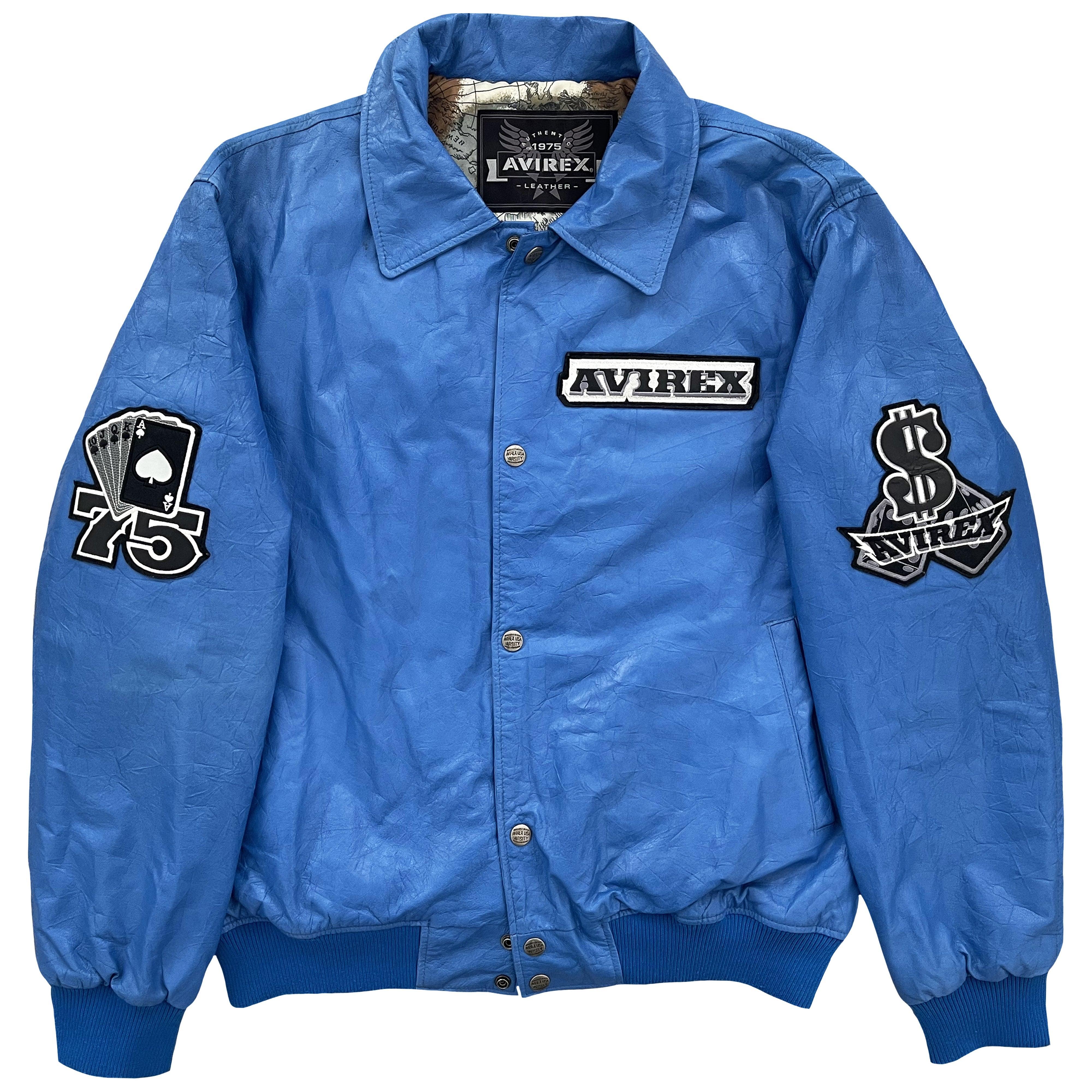 Avirex Leather Varsity Jacket