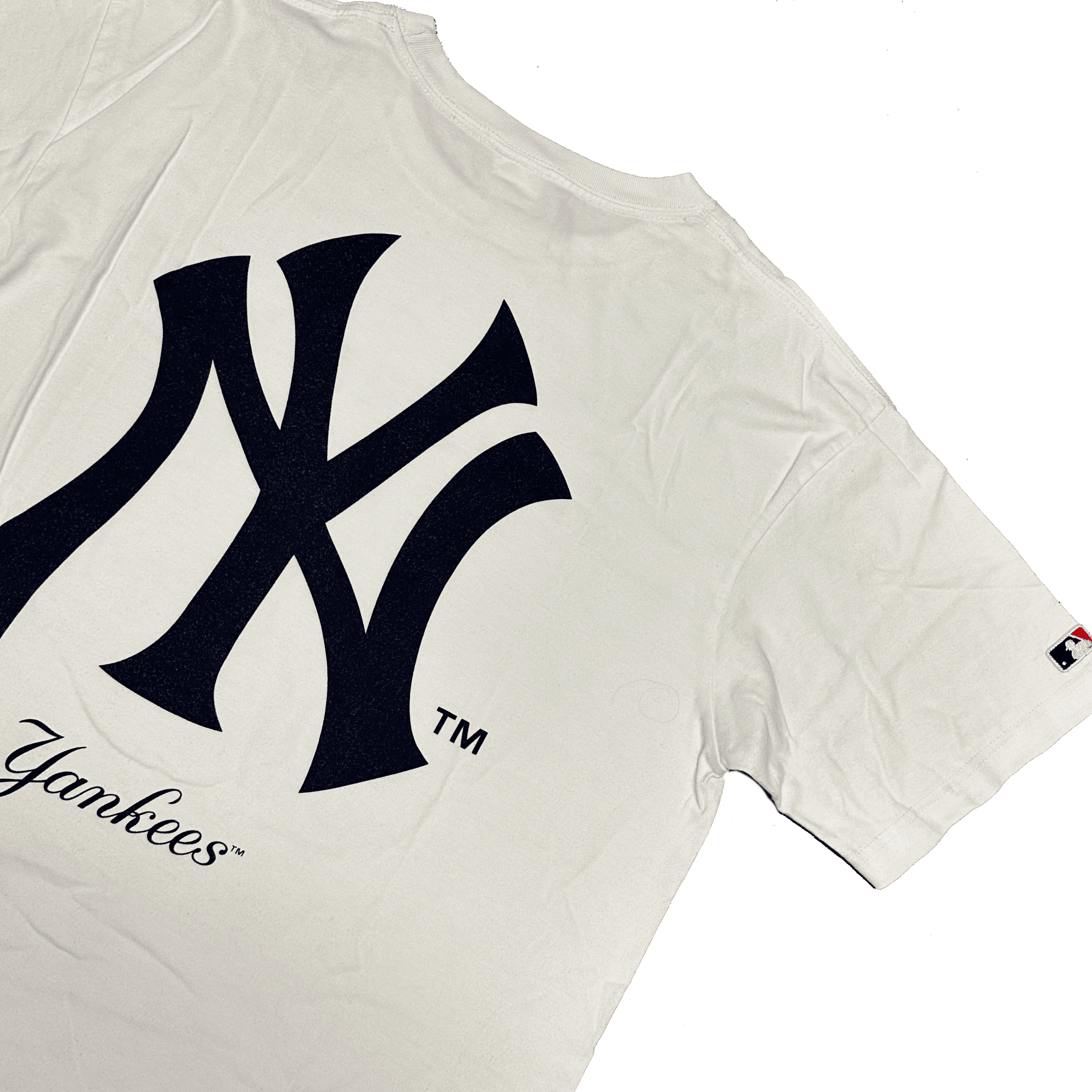 Avirex New York Yankees Spellout T-Shirt ( L )