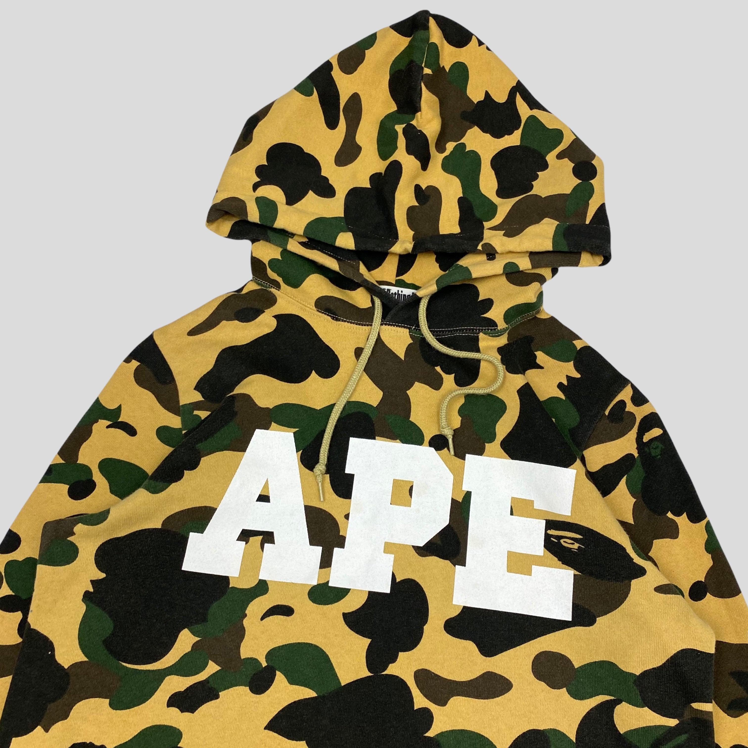 Bape 1st Camo Long Hoodie - S