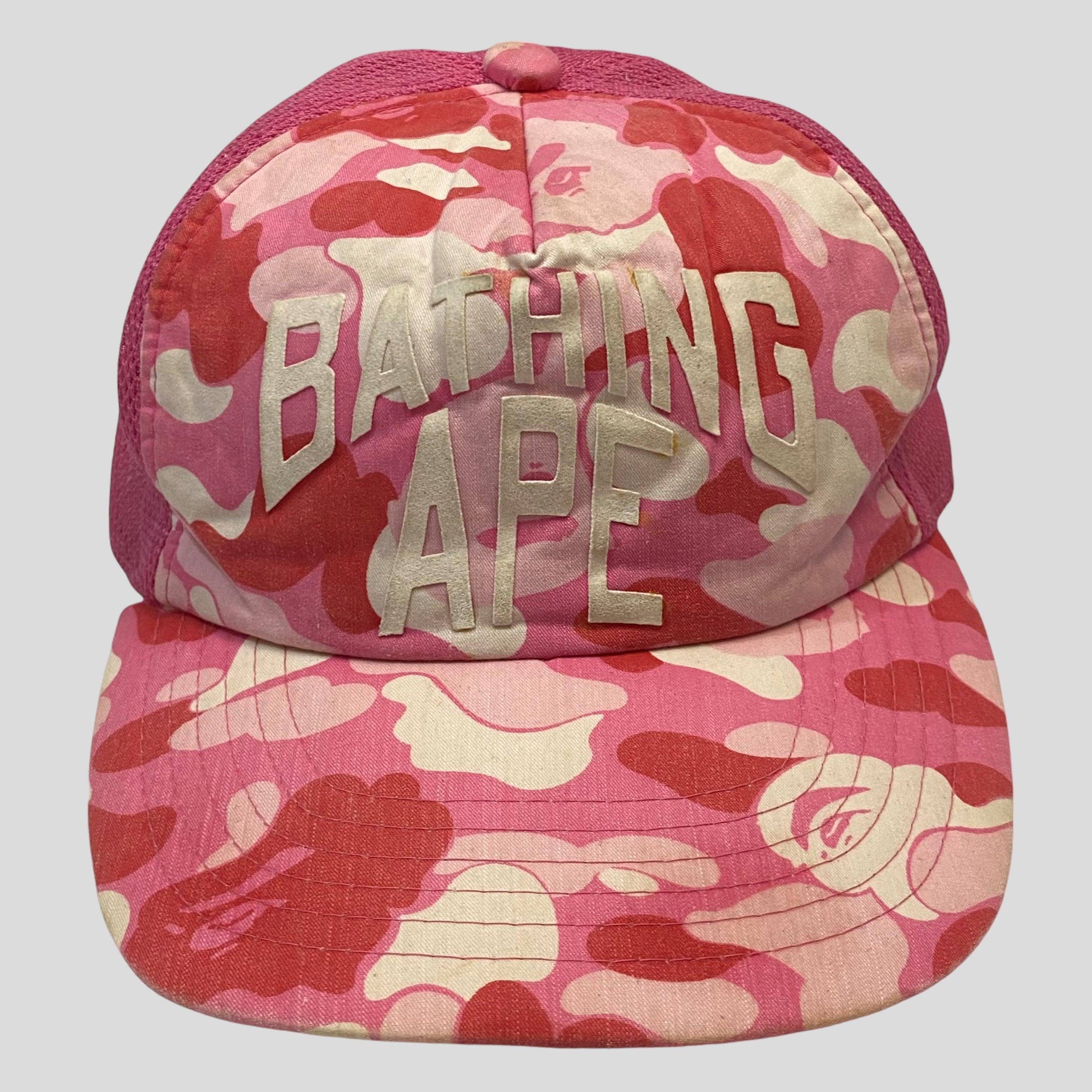 Bape OG ‘06 Pink Camo Trucker Cap - One Size