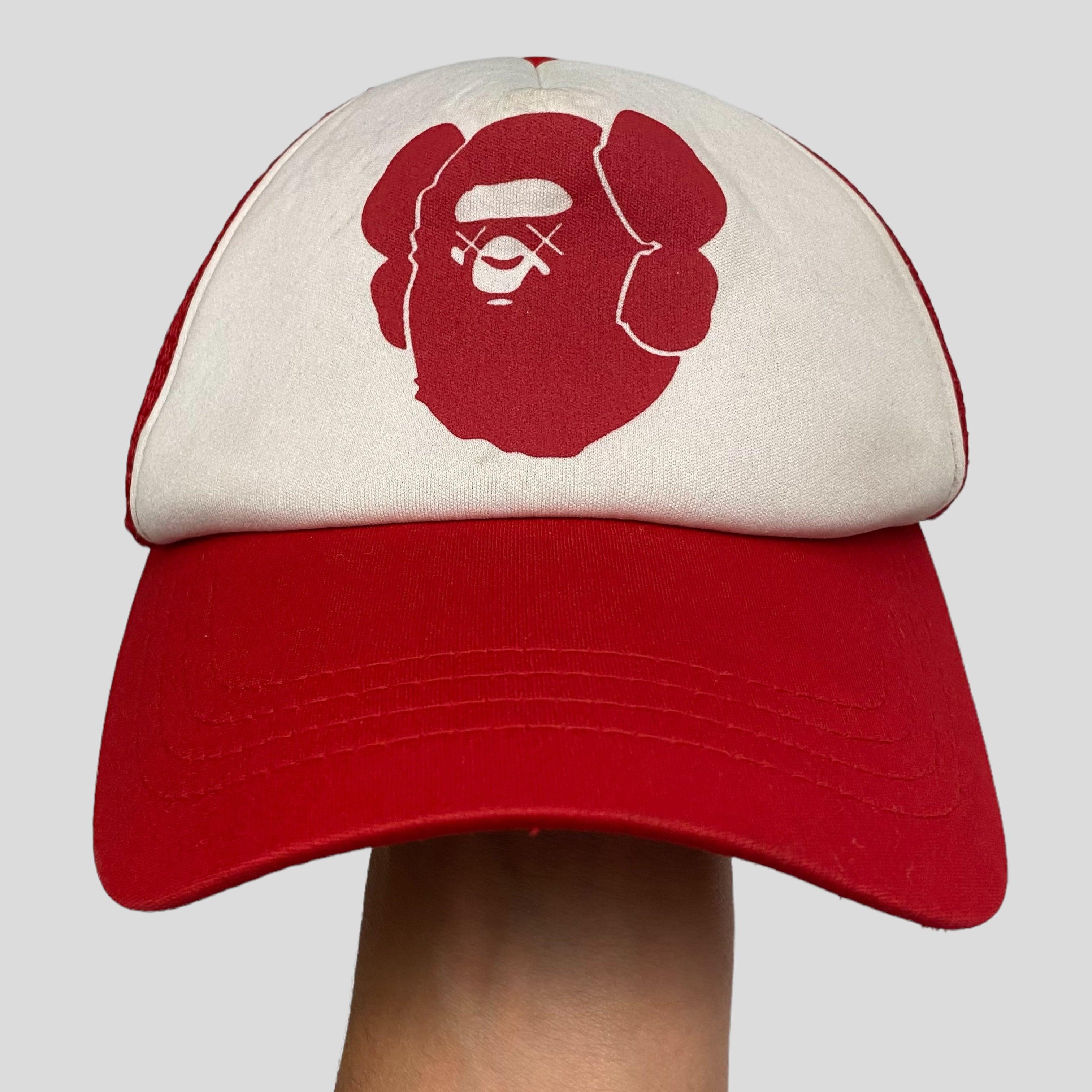 Bape x Kaws Trucker Cap