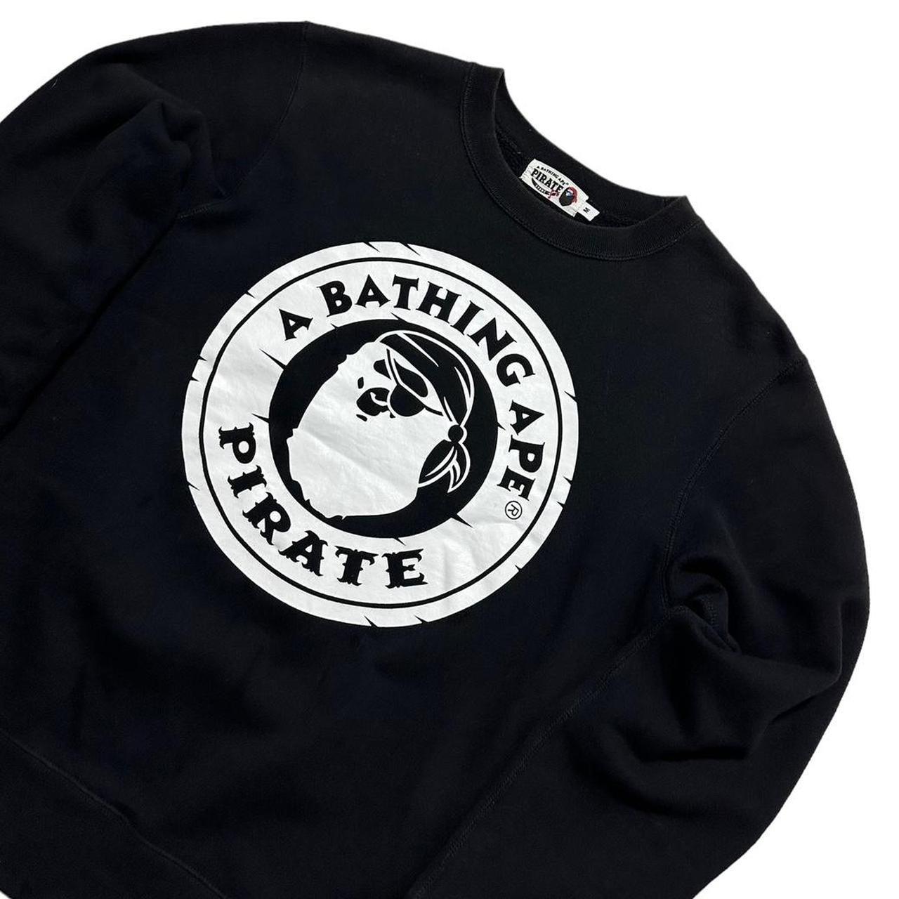 Bape Pirate Front Print Pullover Crewneck