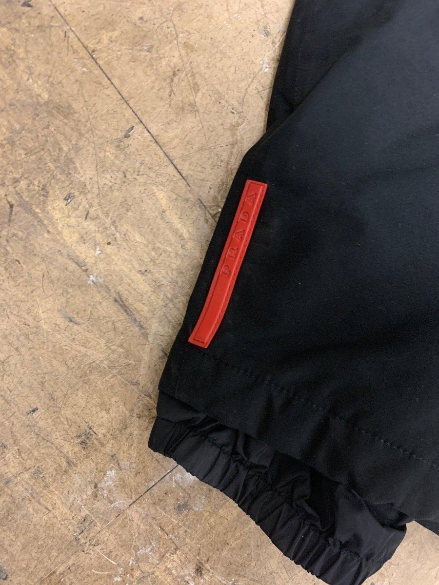 (L) Prada 1990s Padded Goretex Weatherproof Jacket with Packable Hood