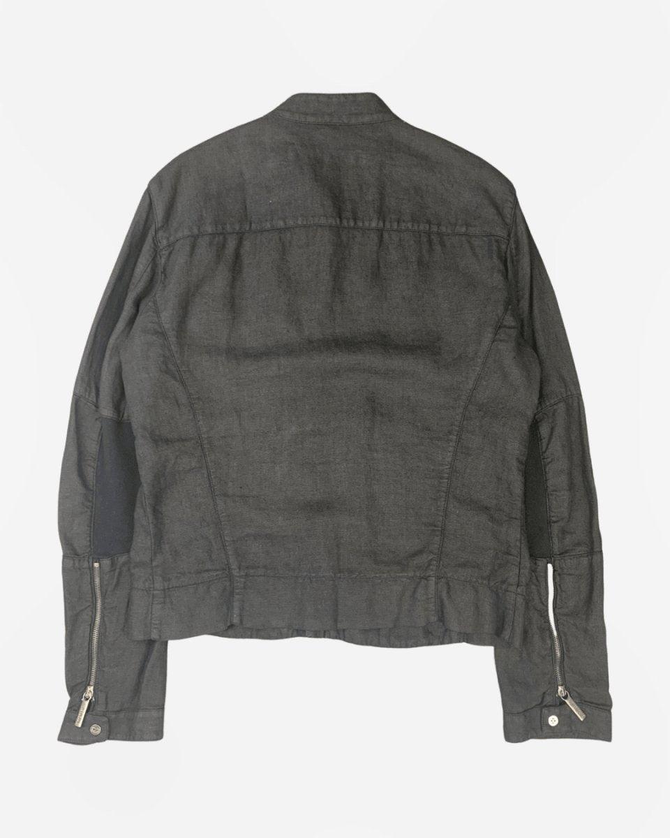 (M) Dirk Bikkembergs SS1999 Multiloop Panelled Utility Moto Jacket