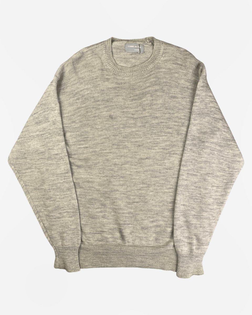 (M-L) Comme Des Garçons Homme AD1998 Marled Soft Knit Sweater