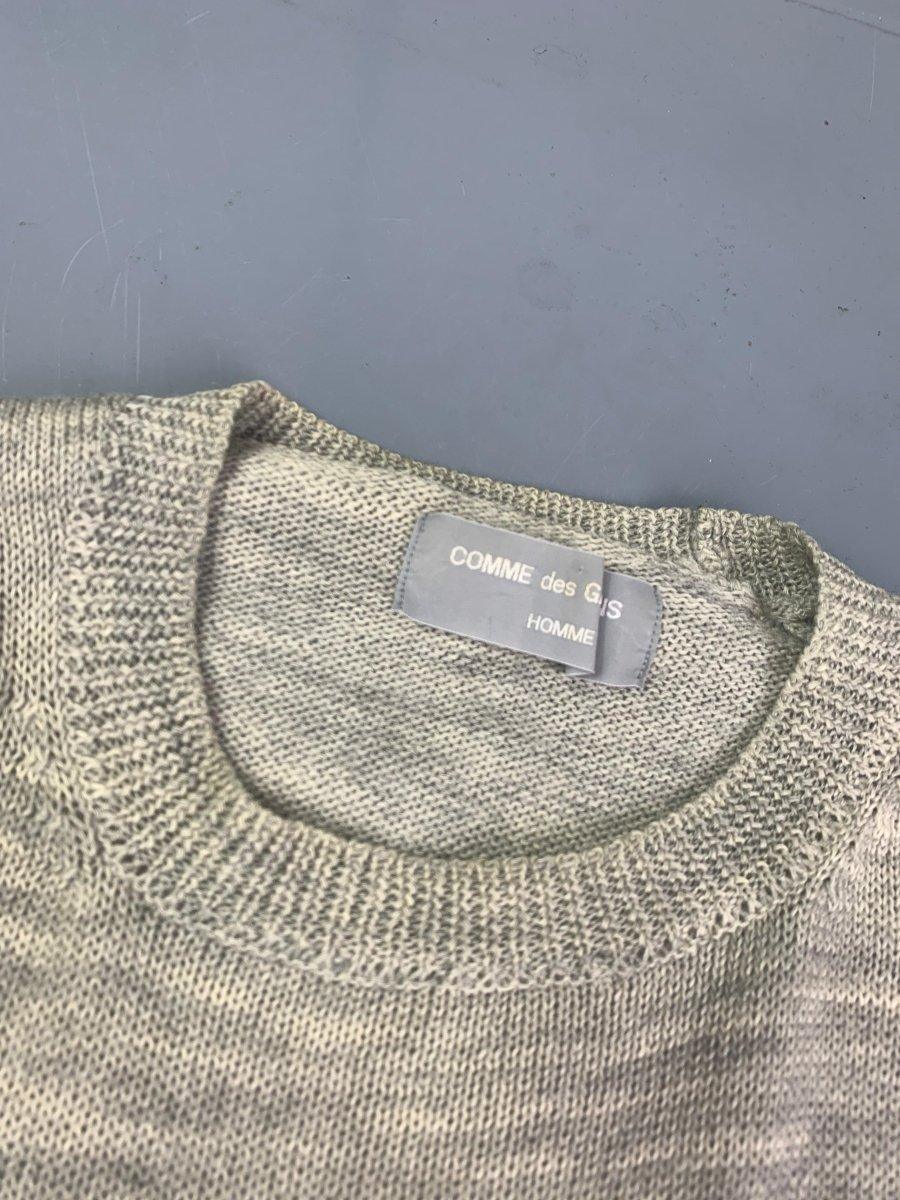 (M-L) Comme Des Garçons Homme AD1998 Marled Soft Knit Sweater