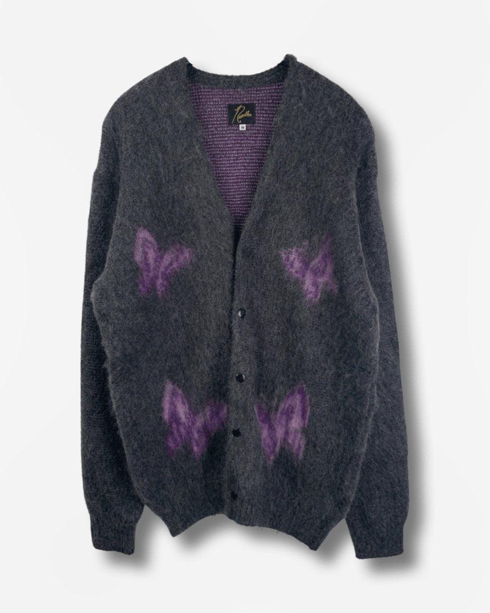 (M-L) Needles “Papillon” Mohair Cardigan