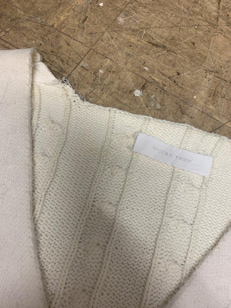 (M) Nicole Farhi AW1998 Taped Knit Sweater Vest