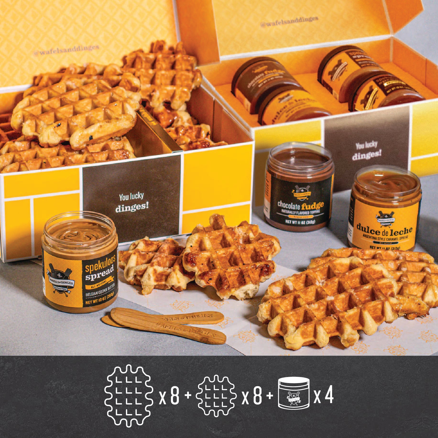 Waffle sticks – try small things