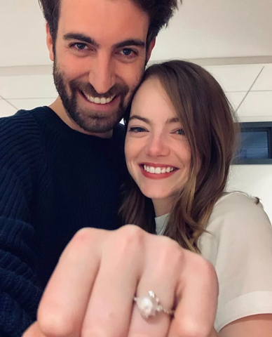 Emma Stone's Pearl Engagement Ring