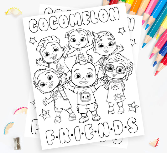 Free Printable Cocomelon Coloring Pages For Kids