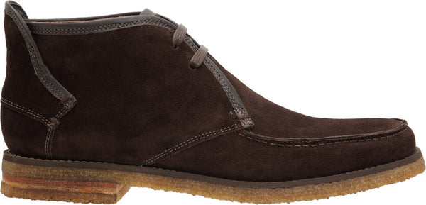 John Varvatos Men's Brown Suede Leather Ankle Boots – Solesational
