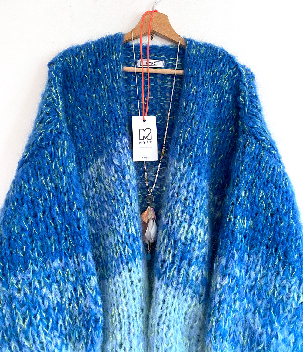 買い保障できる買い保障できるnknit Wave Pattern Mohair KNIT