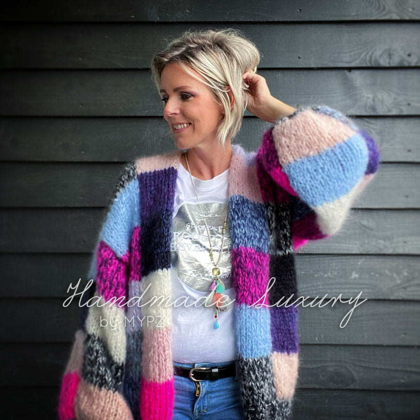 soduk22ss patchwork knit cardigan | ncrouchphotography.com