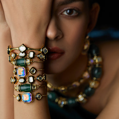 Amina Mirror Bracelet - Isharya | Modern Indian Jewelry